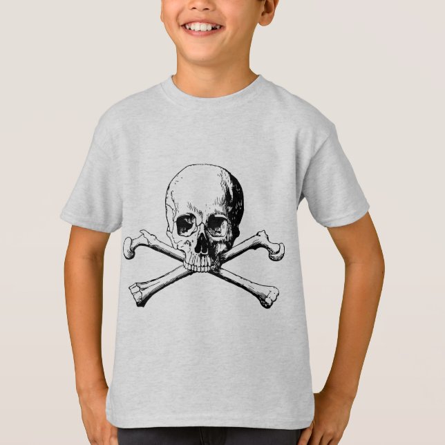 Camiseta Calavera cruzada (Anverso)