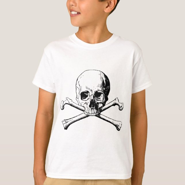 Camiseta Calavera cruzada (Anverso)