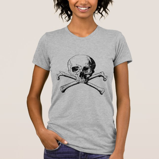 Camiseta Calavera cruzada (Anverso)