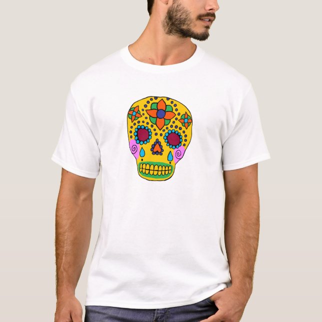Camiseta Calavera de azúcar (Anverso)