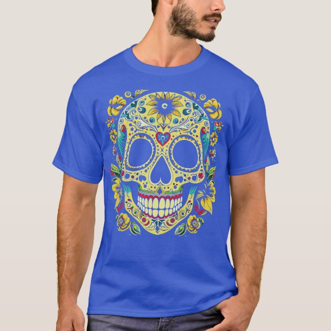 Camiseta Calavera de azúcar (Anverso)