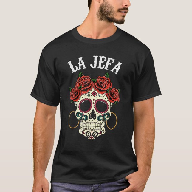 Camiseta Calavera de azúcar de la Jefa de los Muertos Appar (Anverso)