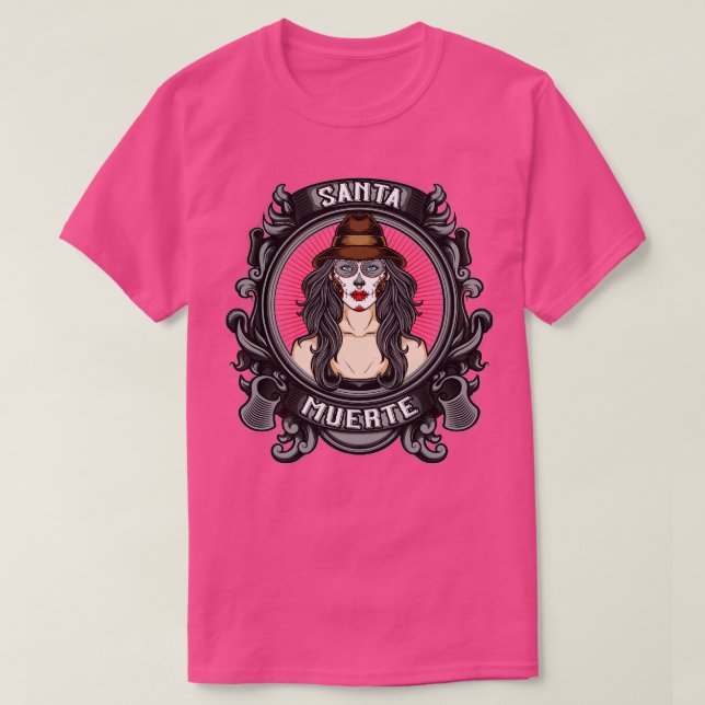 Camiseta Calavera de azúcar de Santa Muerte (Diseño del anverso)