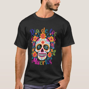 Camiseta Calavera de azúcar Día de los Muertos La Catrina D