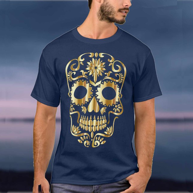 Camiseta Calavera de azúcar Día Mexicano del Arte Cultural  (Subido por el creador)