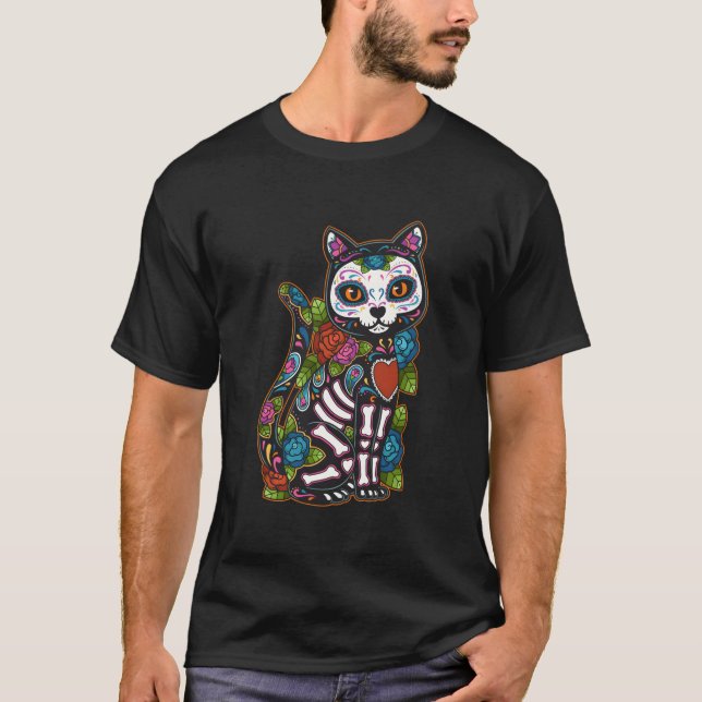 Camiseta Calavera de azúcar en México Calavera Dia De Los M (Anverso)