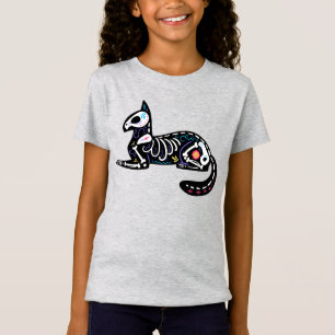 Camiseta Calavera de azúcar Gato II