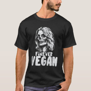 Camiseta Calavera de azúcar genial vegana para siempre nove