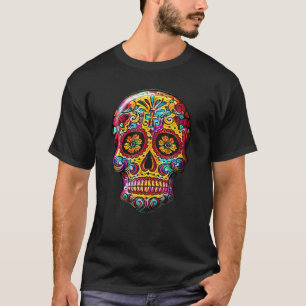 Camiseta Calavera de azúcar Guay Calavera Dia Muertos Día S