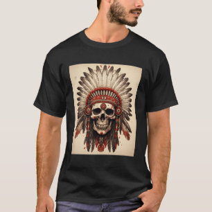 Camiseta Calavera de azúcar india muerta de muerte