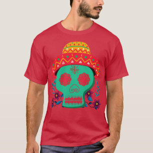 Camiseta Calavera de azúcar mexicana
