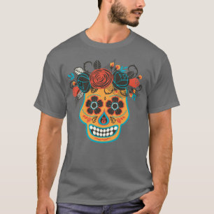 Camiseta Calavera de azúcar Naranja de los Muertos