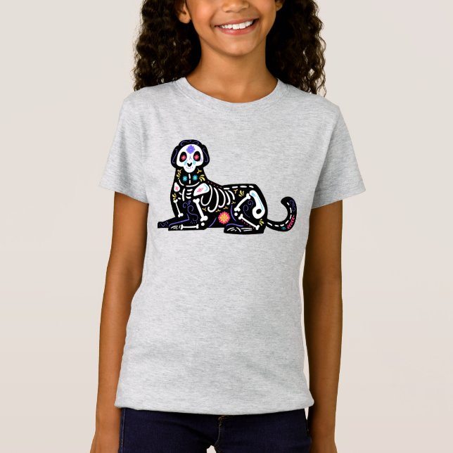 Camiseta Calavera de azúcar Perro III (Anverso)