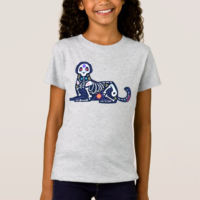 Camiseta Calavera de azúcar Perro III (Anverso)