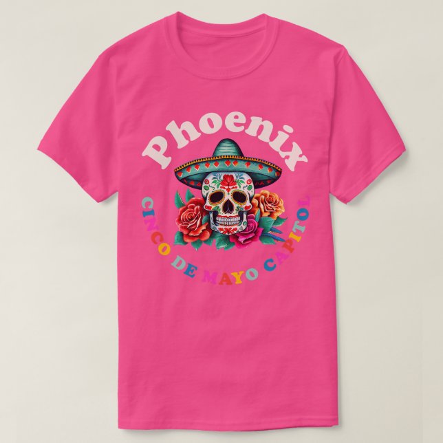 Camiseta Calavera de Azúcar Phoenix 2023 Arizona (Diseño del anverso)