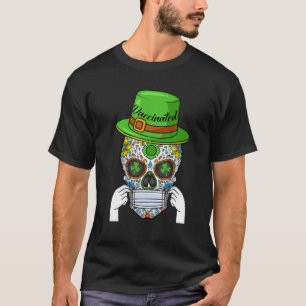 Camiseta Calavera De Azúcar Saint Patricks Día De Máscara M