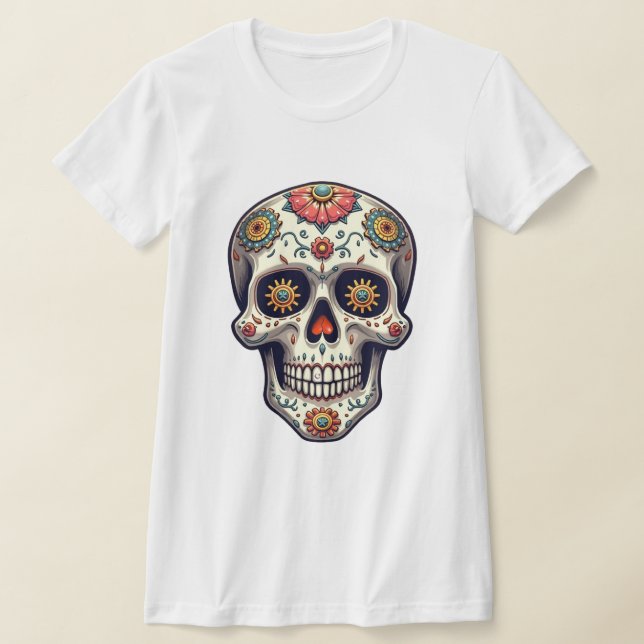 Camiseta Calavera de Azúcar Steampunk (Distribución)