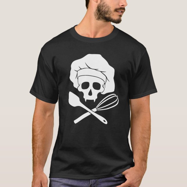 Camiseta Calavera de Baker con toque (Anverso)