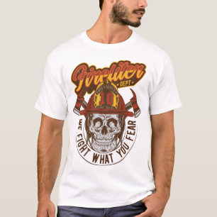Camiseta Calavera de bomberos 3