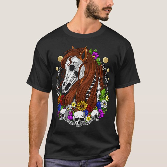 Camiseta Calavera de caballo (Anverso)