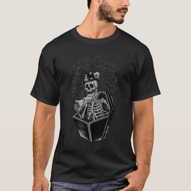 Camiseta Calavera de café (Anverso)