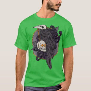 Camiseta Calavera de cuervo