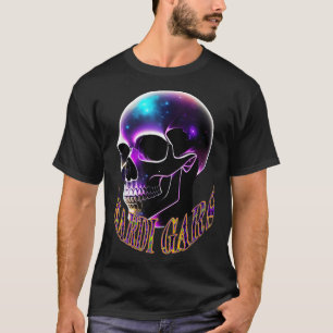 Camiseta Calavera de desfile de Mardi Gras para mujeres y h