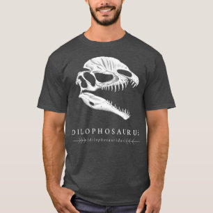 Camiseta Calavera de dinosaurio Dilophosaurus