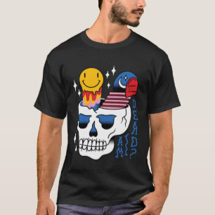 Camiseta Calavera de esqueleto muerte espeluznante Pullover