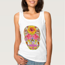 Calavera de flores 4 - Tropical