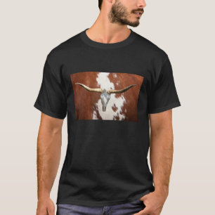 Camiseta Calavera de ganado Longhorn Cuernos estilo suroest