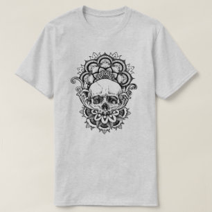 Camiseta Calavera de geometría sagrada