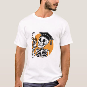 Camiseta Calavera de graduación, abrazar el futuro con ener