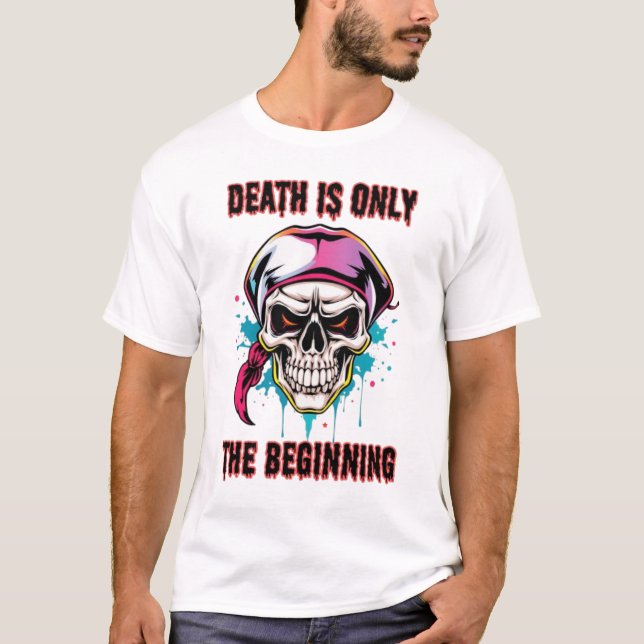 Camiseta Calavera de guerrero de la venganza: Día de los mu (Anverso)