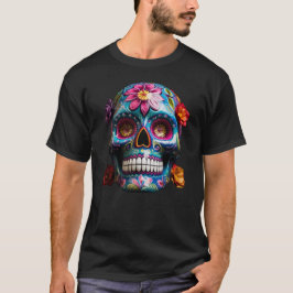 Camiseta Calavera de Halloween del Patrimonio Hispano