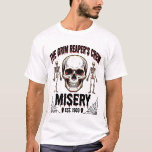 Camiseta Calavera de Halloween espeluznante y aterradora hi