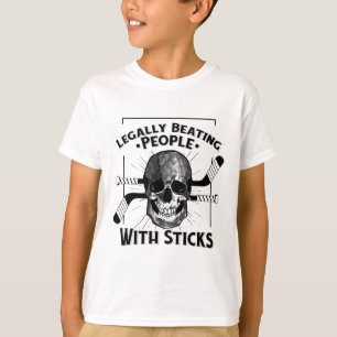 Camiseta Calavera de hielo para golpear legalmente a la gen