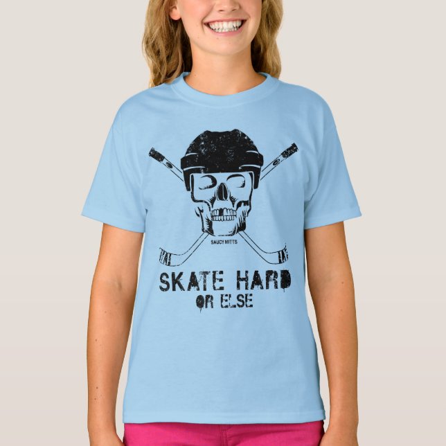 Camiseta Calavera de hockey (Anverso)