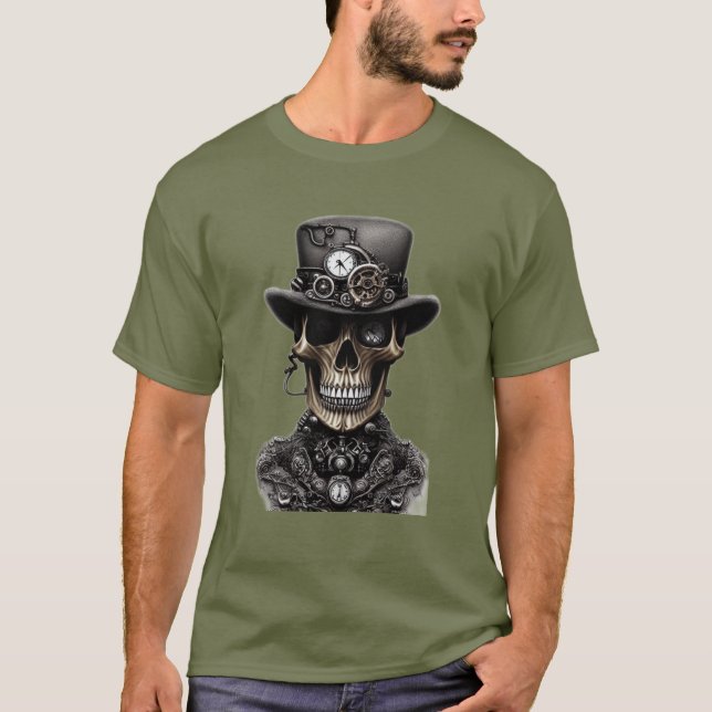 Camiseta Calavera de humo (Anverso)