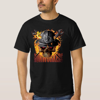 Camiseta Calavera de Ironworker y espumas