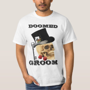 Camiseta Calavera de juego gótica, novio condenado