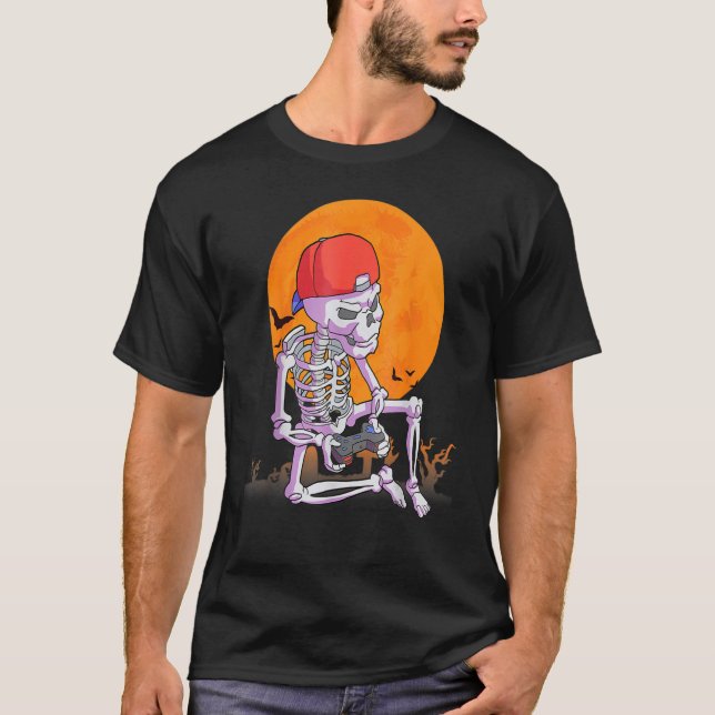 Camiseta Calavera de jugador (Anverso)
