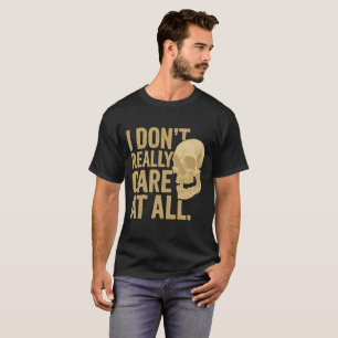 Camiseta Calavera de la apatía - Tee de Rebel de la vendimi