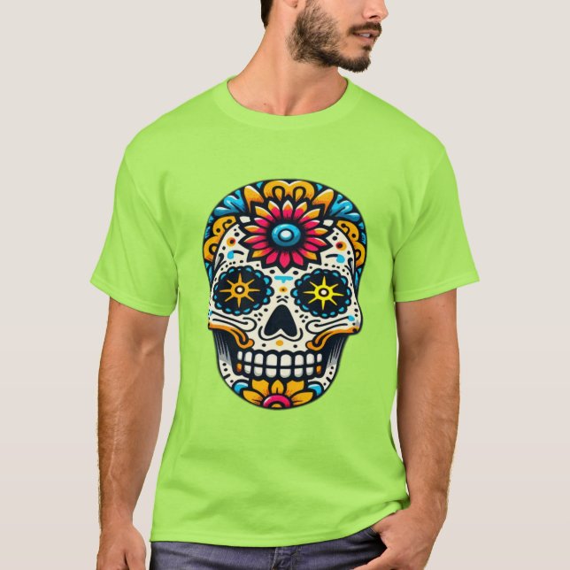 Camiseta Calavera de los Muertos 11 (Anverso)