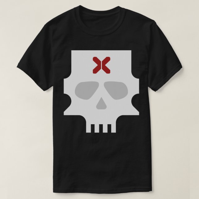 Camiseta Calavera de Marauders (Blanco) 1 (Diseño del anverso)