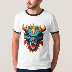 Camiseta Calavera de mascota Dragon Adorable - Ultra-Realis