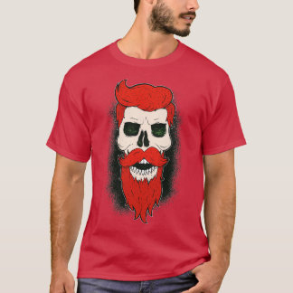 Camiseta Calavera de pelirroja