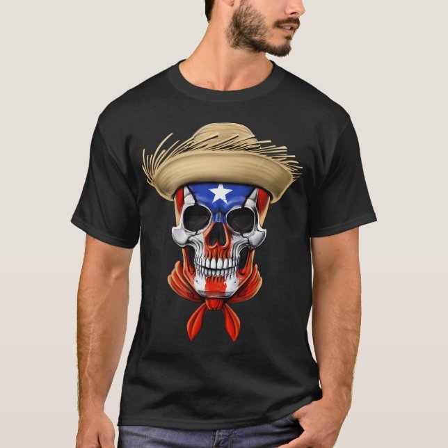 Camiseta Calavera de Puerto Rico (Anverso)