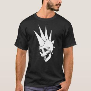 Camiseta Calavera de Punk de personalizable versión 2