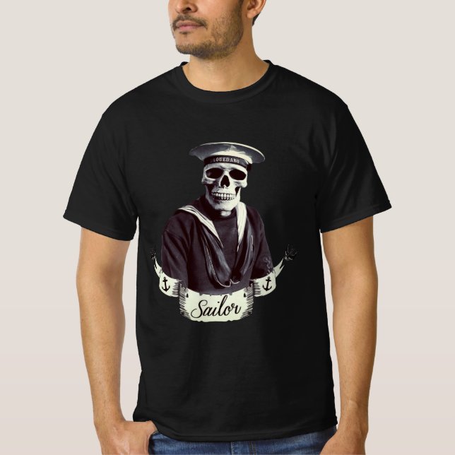 Camiseta Calavera de Sailor (Anverso)